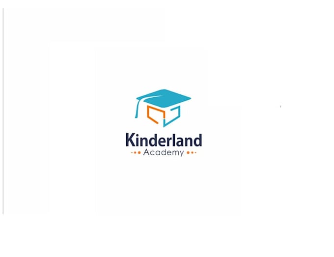 make a modern preschool, academy, or school logo