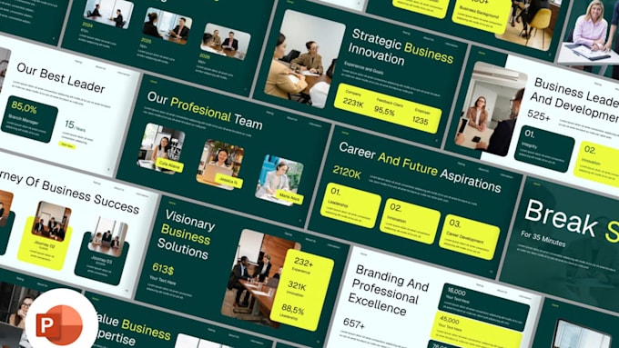 redesign powerpoint presentation investor pitchdeck and canva business ppt slide