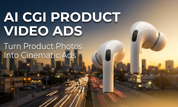 produce ai generated cgi product videos for ecommerce
