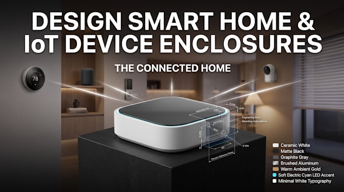 design smart home and iot device enclosures