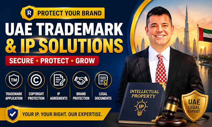 draft uae trademark application documents, brand protection copyright ip lawyer