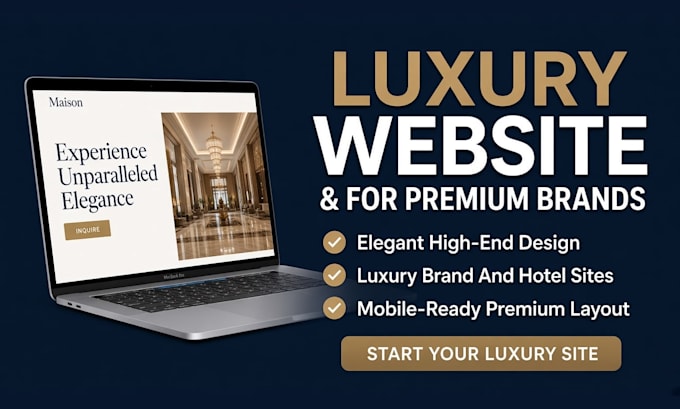 design a luxury wordpress website or redesign