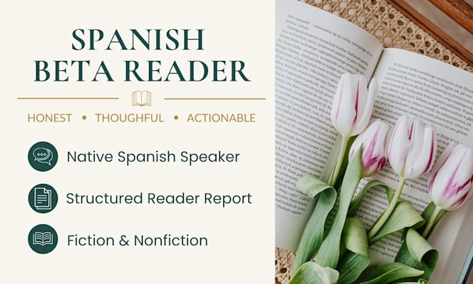 beta read your spanish manuscript and provide feedback