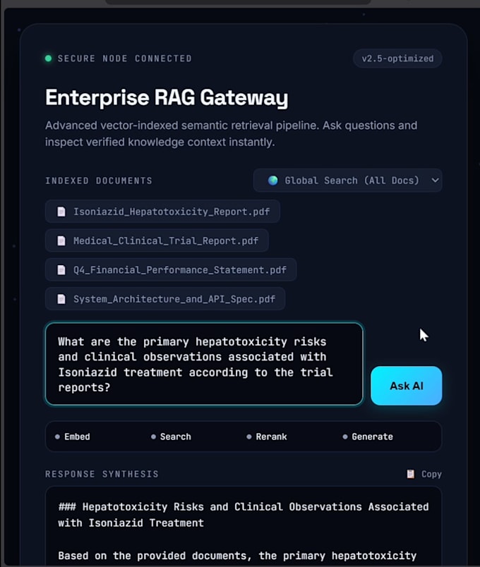 build a custom rag ai app and document search chatbot