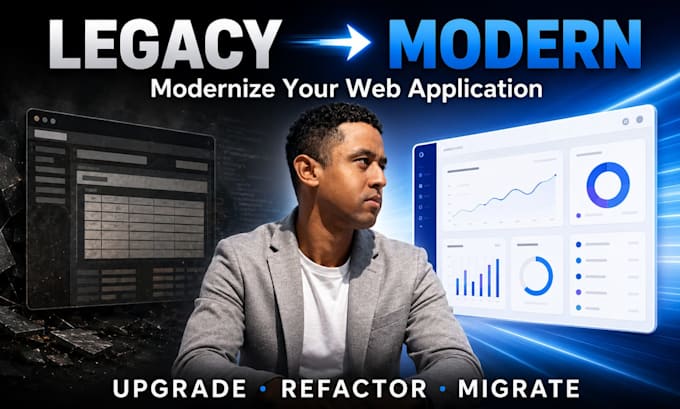 modernize, upgrade or migrate your existing web application