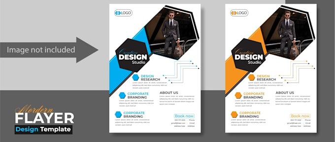 design modern creative restaurant food menu, digital flayers