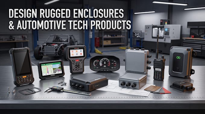 design rugged enclosures and automotive tech products