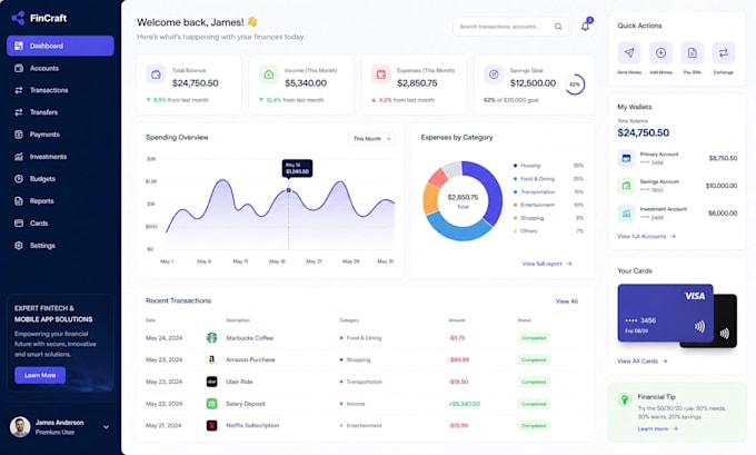 develop fintech mobile web app wallet neo bank crypto nfc flutterflow, bubble io
