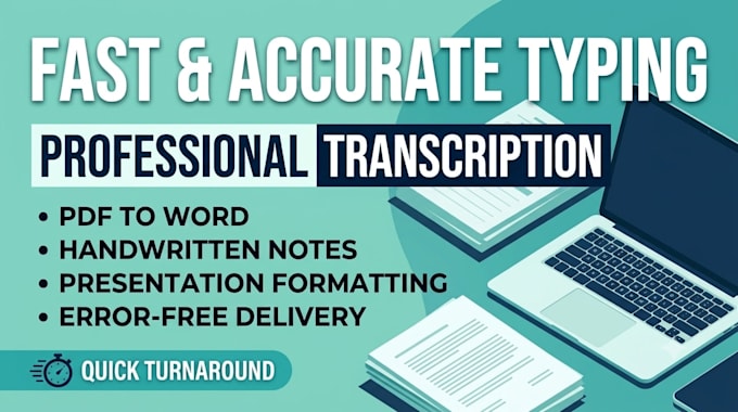 fast transcription, fast typing, and data entry in word