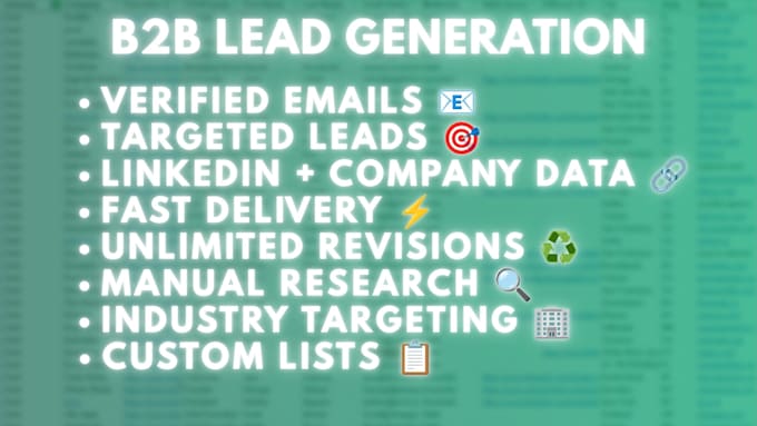 do b2b lead generation