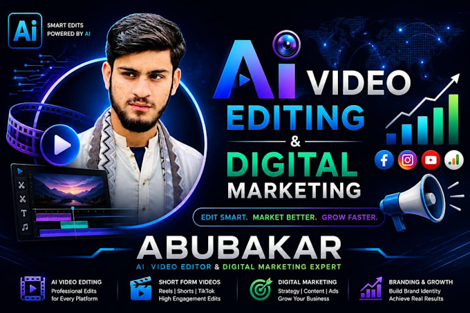 professional ai video editing and digital marketing