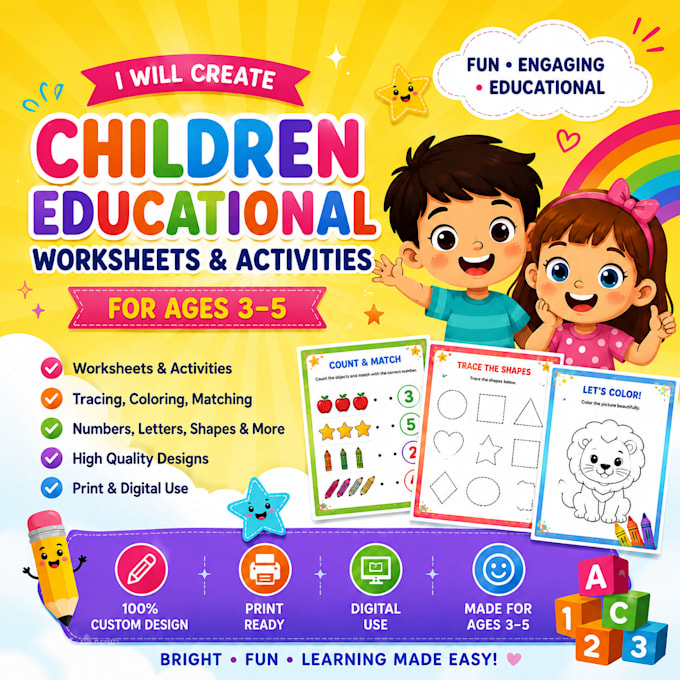 create preschool curriculum, lesson plans and worksheets for ecd