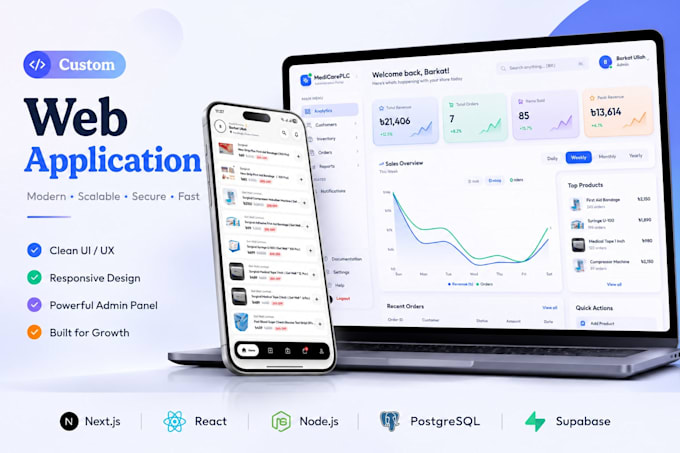 build a custom web application