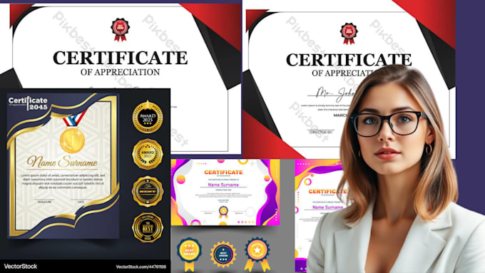 design dynamic college, high school and university transcript cerificate design