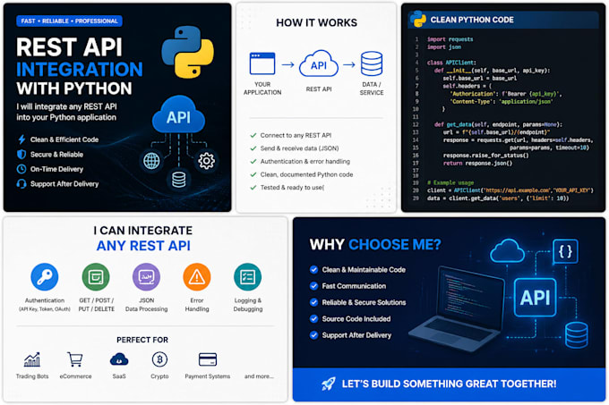 integrate rest API into your python application