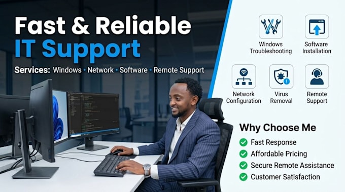 troubleshoot computer software and network problems