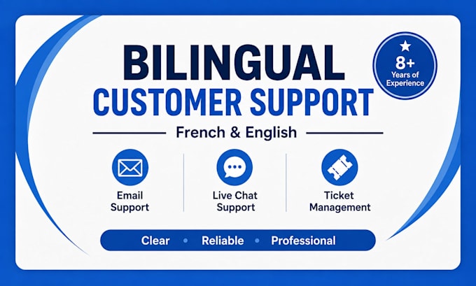 provide french and english customer support