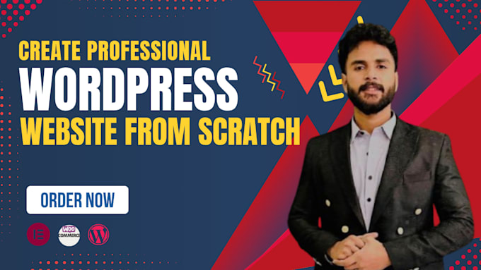 create professional wordpress website from scratch