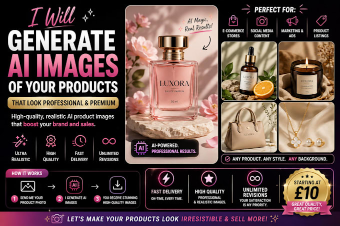 create realistic ai product images for your brand