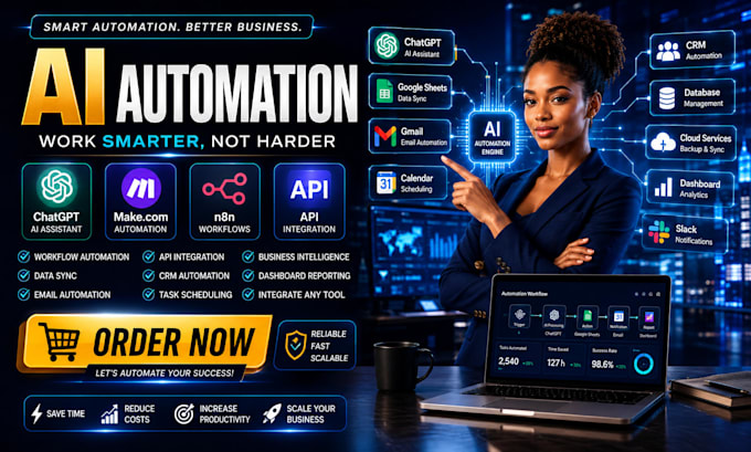 build chatgpt ai automation make com n8n workflow API integration and automation