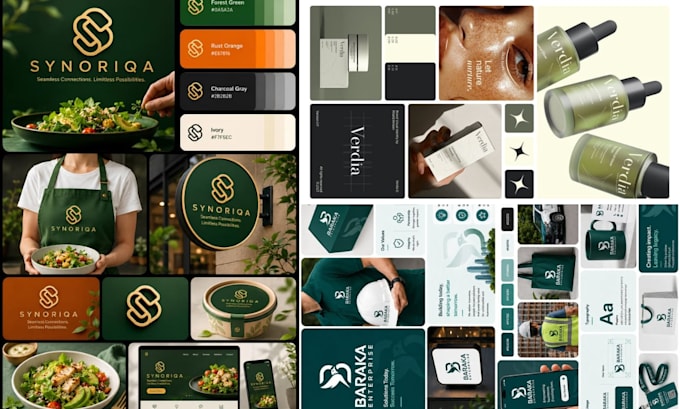 create a professional brand identity kit and style guide brandbook