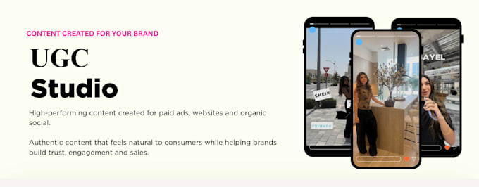 create ugc tailored for your brand in english