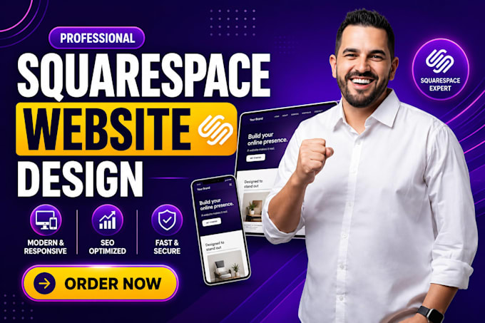 design squarespace website or redesign squarespace, professional web development