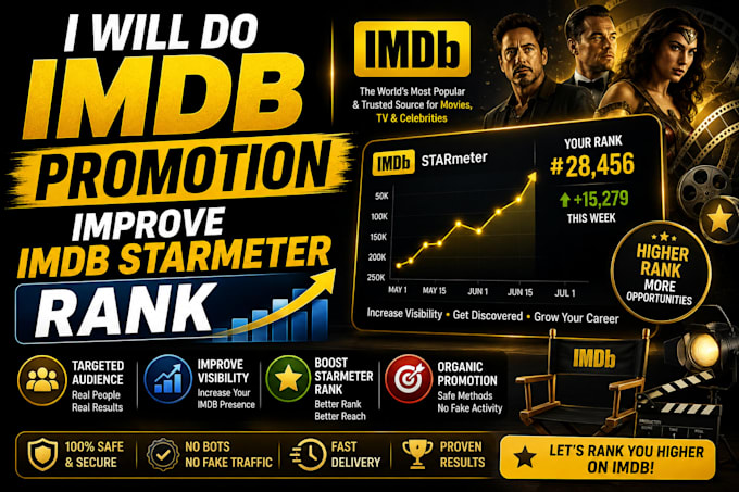 do imdb promotion improve imdb starmeter rank