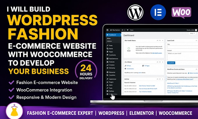 do wordpress fashion ecommerce webseite or woocommerce to develop your business