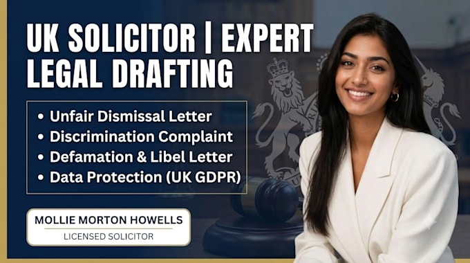 draft an online libel complaint and content removal