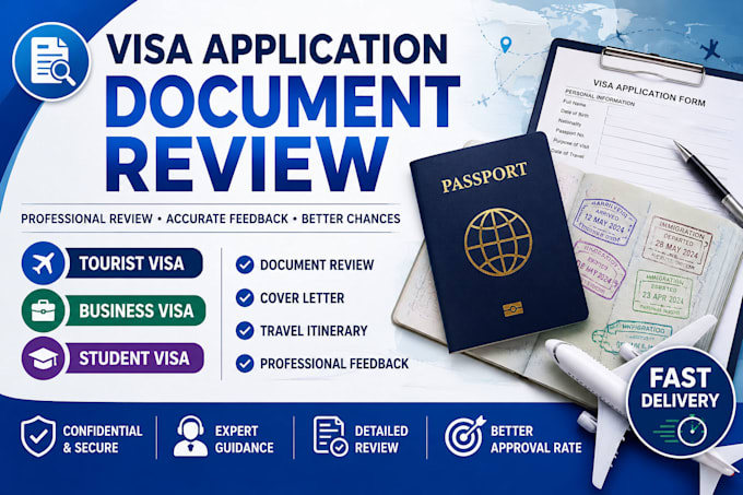 review and prepare your tourist visa application documents