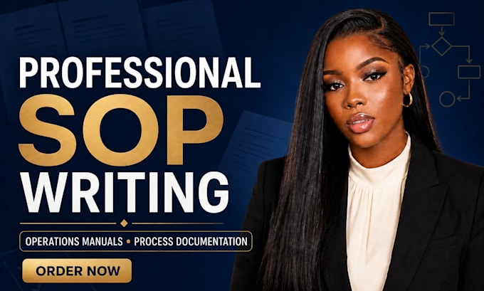 write sops, operations manuals, and business process documentation