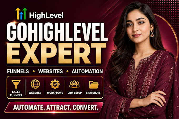 gohighlevel VA, ghl website design, landing page, go high level va