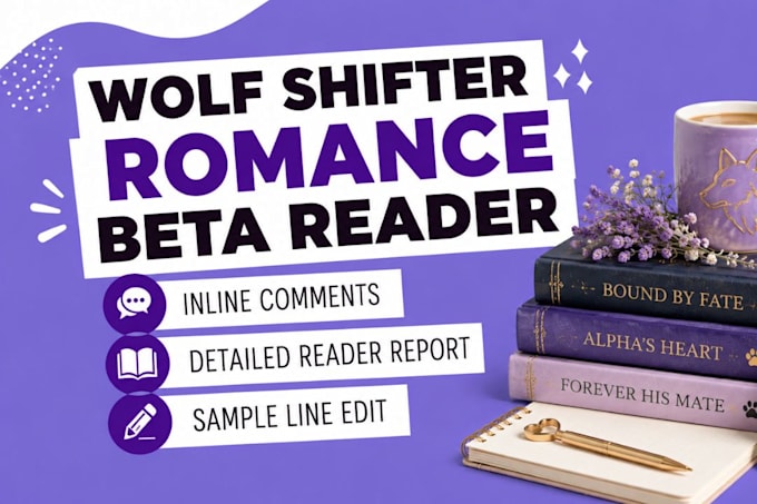 beta read your wolf shifter romance, romance beta reader for paranormal romance
