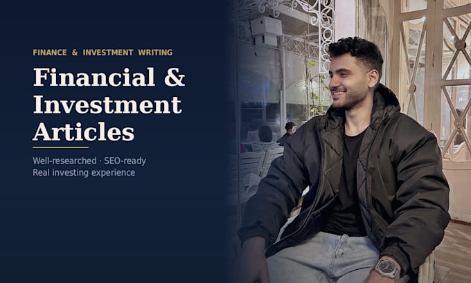 write financial articles or blog content