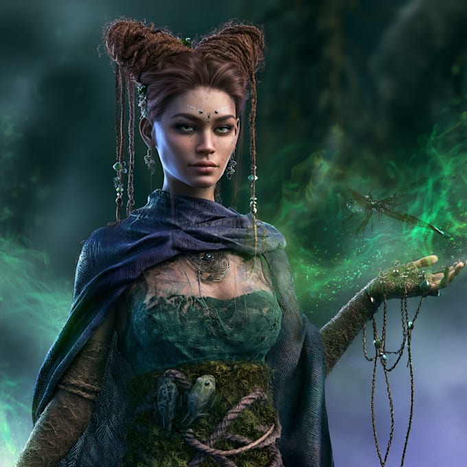 draw custom character art and character illustration
