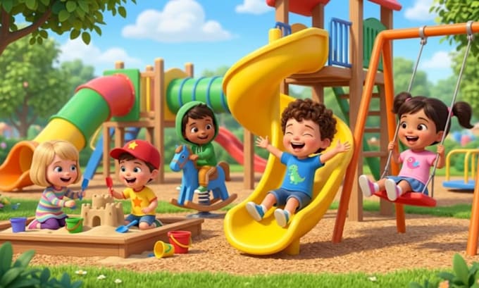 create a pixar style 3d animated character or short video