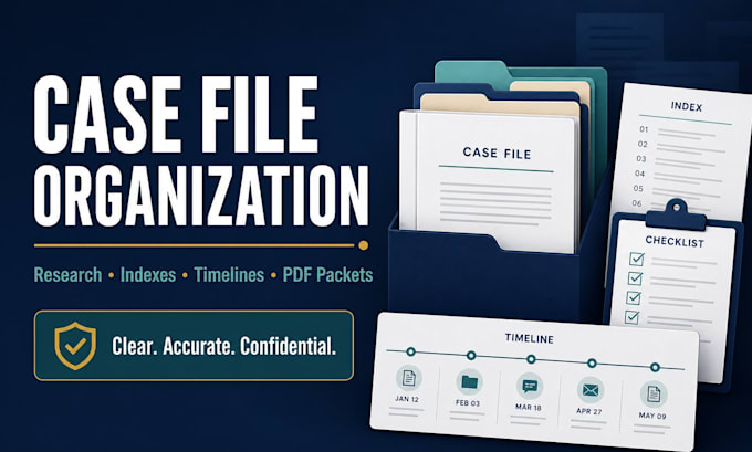 organize and format your case files into a clear litigation support packet