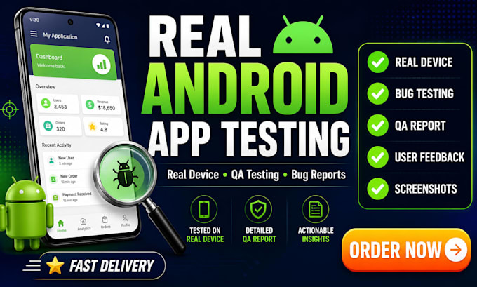 test your mobile app on a real android device