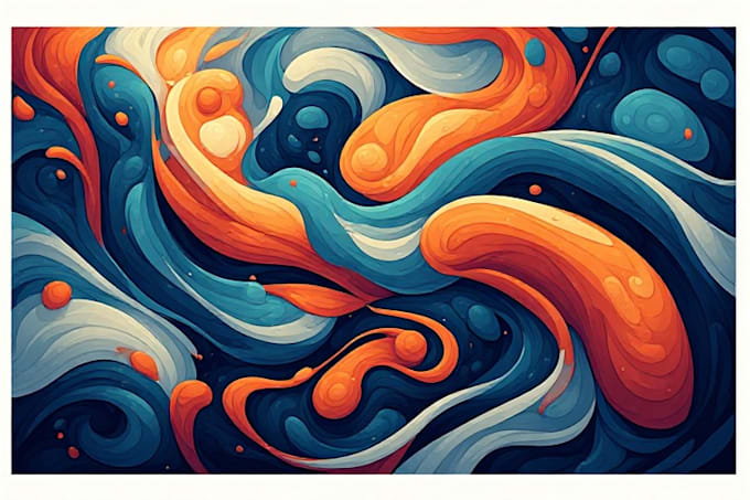 create unique digital abstract art