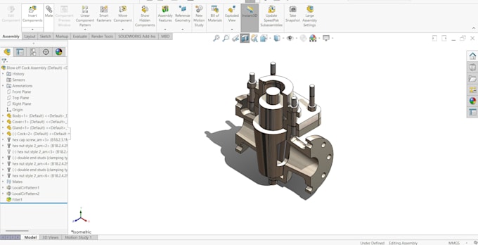 create 3d mechanical cad models in solidworks