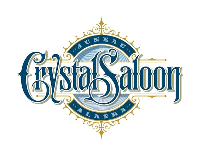 design a vintage victorian logo with ornament