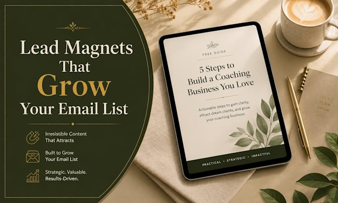 write your lead magnet ebook that grows your email list