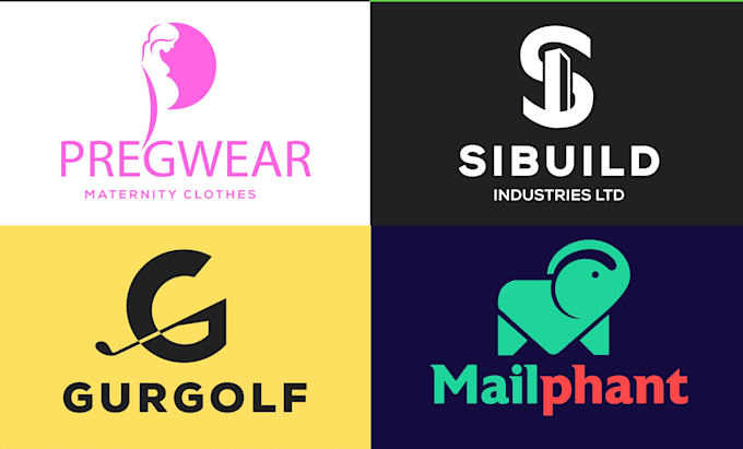 design creative text letter wordmark or lettermark logo