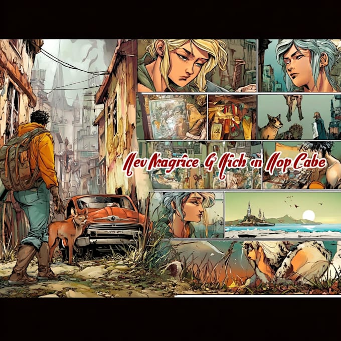 design professional comic book pages covers and layouts