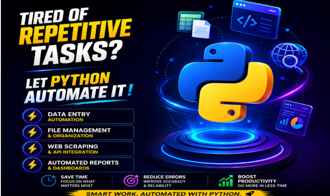 create python automation and workflow scripts