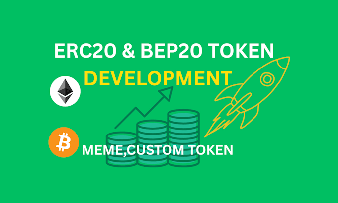 create crypto token with smart contract,,bep20,erc20