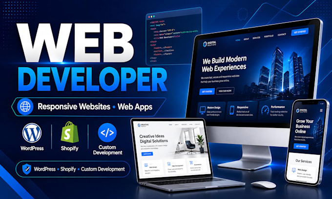 develop a responsive website or web application