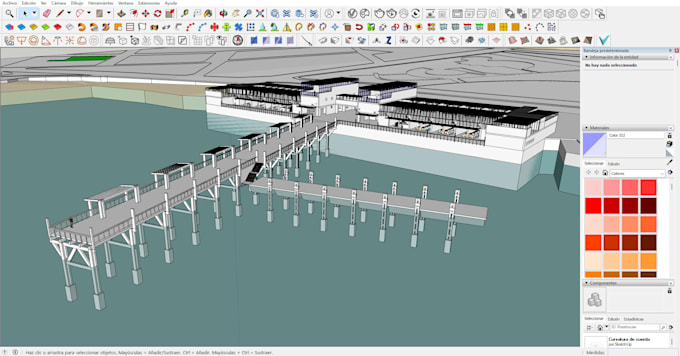 create a professional sketchup 3d model