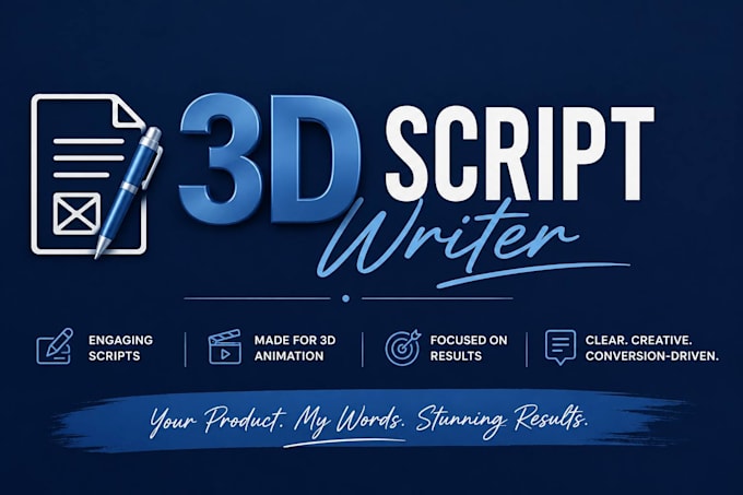 write a realistic and cinematic 3d script for your 3d animation